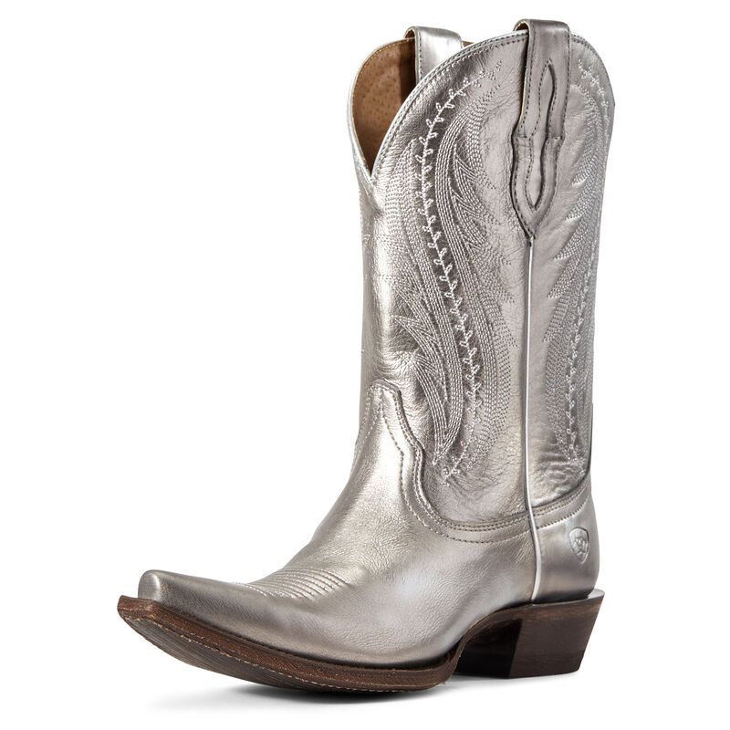 Ariat Tailgate Gümüş Metal Western Csizma Bayan (37990-295)